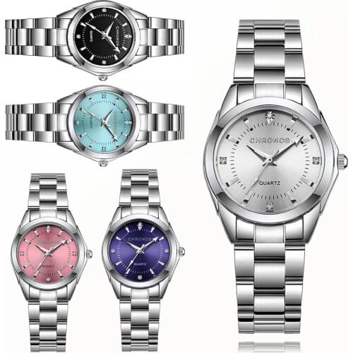 Quartz Watches Elegant Women Watch Luxury Ladies Fashion Brand Wristwatch Movement Stainless Steel Gift for Female Girlfriend