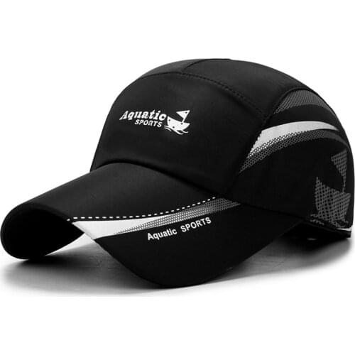 Summer Outdoor Riding Quick drying Visors Mens Baseball Cap Sun Hat high quality Casual fishing Sunscreen Breathable WomensA52