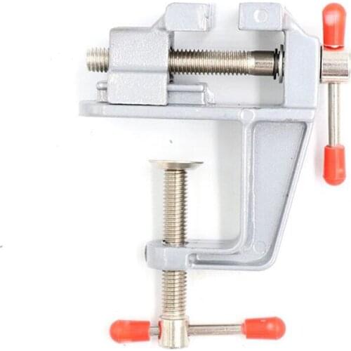 Mini Table Vise Aluminium Alloy Bench Swivel Lock Clamp Vice Craft Jewelry Hobby Vice for DIY Craft model Fixed Repair Tool