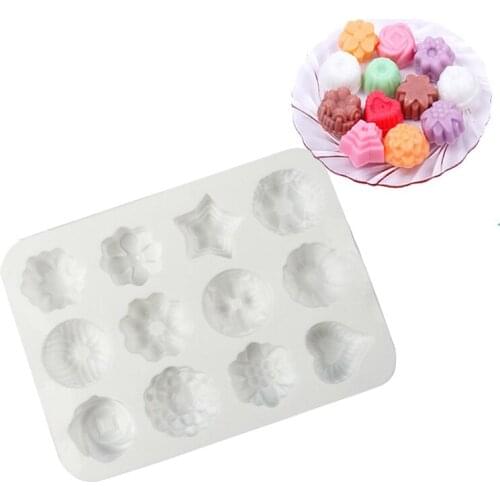 New rose flowers cooking tool fondant Shaped baking DIY Cake Sugar Silicone Craft Fondant Mold Tray candy mold