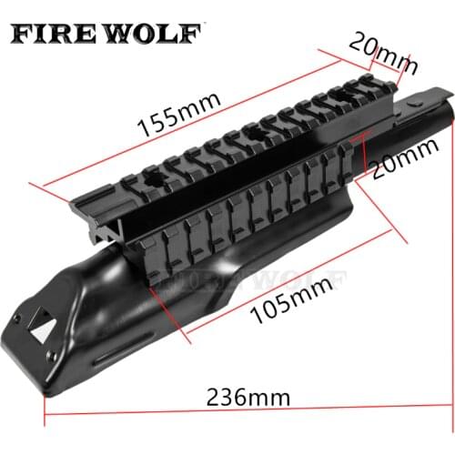 Hunting Accessories AK AK47 Tri-Rail Weaver Picatinny Scope Mount With Adjustable Side Weaver