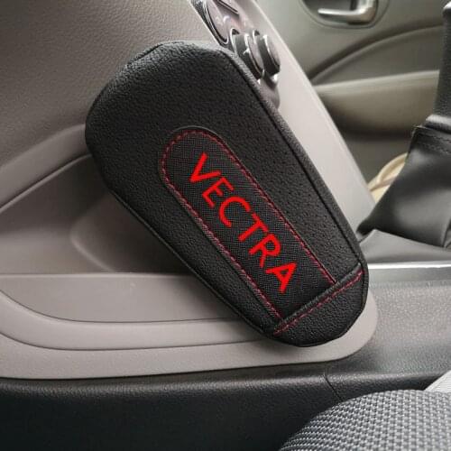Pu Leather Thigh Support Knee Pad Car Door armrest pad Interior Car Accessories For Opel Vectra