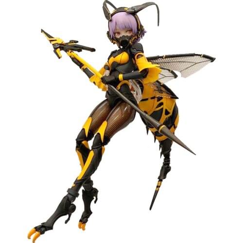 Pre-Sale Kotobuki Machine Girl 1/12 Wasp Girl Wasp Girl Assembly Model Anime Figures Action Figure Model Modification Ornaments