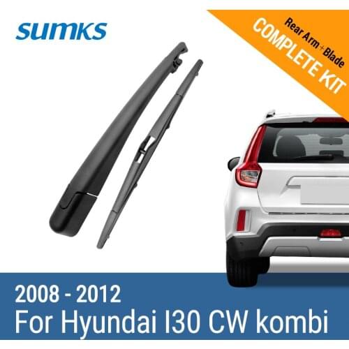 SUMKS Rear Wiper Arm & Blade for Hyundai I30 CW kombi 2008 2009 2010 2011 2012
