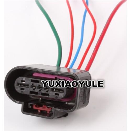 1/2/5pcs/lot 5 Pin/Way Gasoline Pump Fuel Pump Connector Plug Wire Harness Pigtail For VW Passat B6 AUDI Skoda VAG 1K0919231