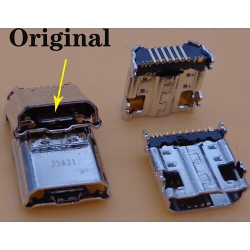 100pcs/lot new Micro USB connector jack socket dock for samsung Tab 3 7.0 inch SM-T210R I9200 I9205,P5200,P5210,T210,T211 T311