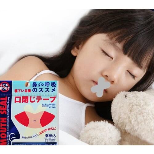 30Pcs Anti Snore Sticker Anti-snoring Tape Nasal Lip Paste Stickers Sleeping Less Mouth Breathing Adult Children Health Care