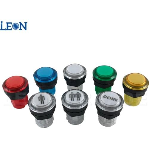 30 Pcs Illuminated Arcade Buttons With Microswitch For Monedero Arcade Pandora Box 18s Arcade Usb Zero Delay Rasberry Pi 4