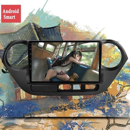 4G LTE Android 10.1 For HYUNDAI i10 2014 2015 2016 2017 Multimedia Stereo Car DVD Player Navigation GPS Radio