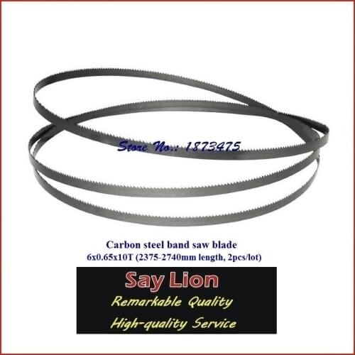 6x0.65x6T; (2375-2740mm length, 2pcs/lot); wooden cutting, carbon steel band saw blade