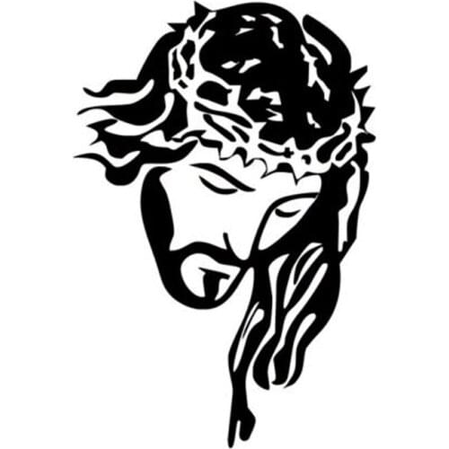 8.6cm*12.7cm Jesus Christ God Fashion Vinyl Car-Styling Stickers Decals
