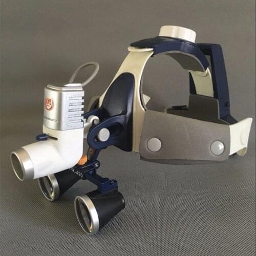 CE/FDA Surgical Medical Headlight 5WLED Headlamp HeadLight Lam+2.5/3.5X Dental Loupes Binocular Magnifier Plastic Surgery Pets