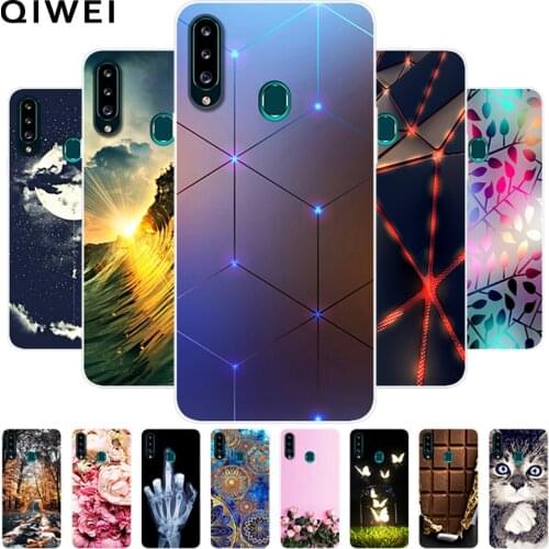 6.5'' For Samsung A20S Case 2019 Fashion Soft TPU Back Cover For Samsung Galaxy A20S Phone Cases Silicone Coque A 20S A20 S A20E