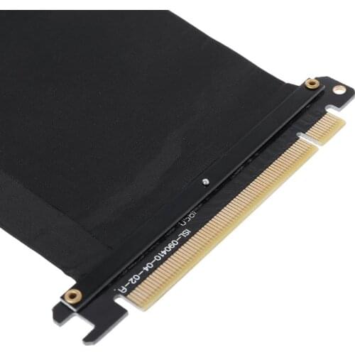 High Speed PC Graphics Cards PCI Express 3.0 16x Flexible Connector Cable Riser Card Extension Port Adapter for GPU with antijam