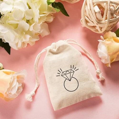 Diamond ring Survival Kit gift Bag wedding Engagement Just married bachelorette hen Party Bridal shower Bride to be decoration