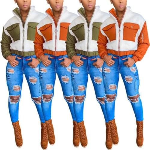 Fashion Women Winter Warm Coat Long Sleeve Thick Jacket Elegant Ladies Loose Zipper Outwear Streetwear