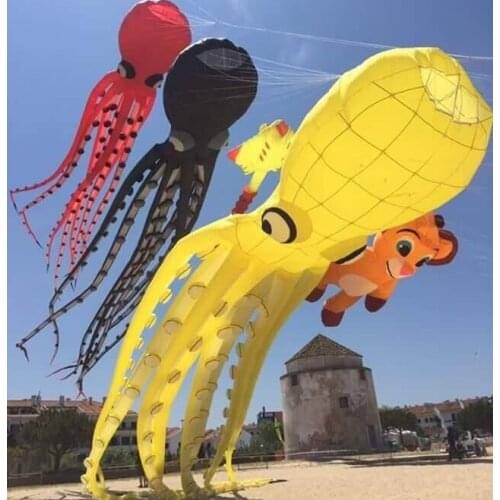 New High Quality 12m Power Software Octopus Kite Good Flying