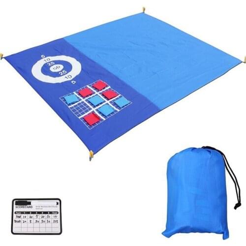 Beach Blanket Sandproof Waterproof, 4-7 Adults Oversized Beach Mat Lightweight Portable Picnic Blanket