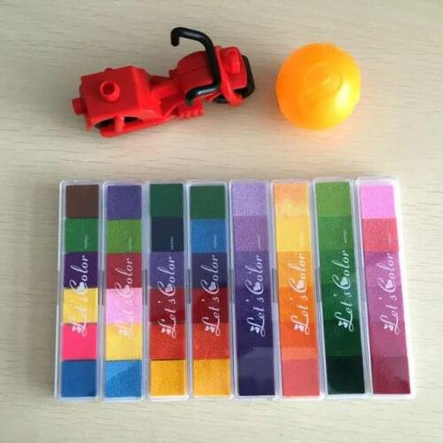 Fingerprint attendance of special painting color inkpad message board fingerprint personalized name and date of the wedding part