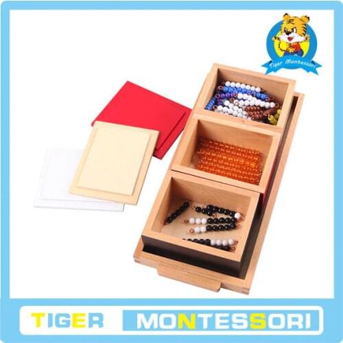 Professional montessori material wooden educational toy mathematics Addition Snake Game