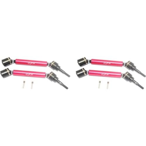 TRAXXAS 1/10 45# hard steel head + aluminum barrel retractable front and rear universal CVD universal joint-4 pack 8950