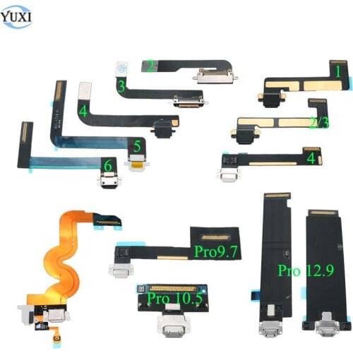 YuXi Charger Charging Port USB Dock Connector Data Flex Cable Ribbon For iPad 2 3 4 5 6 Air 2 For Mini 1 2 3 4 Pro 9.7 10.5 12.9