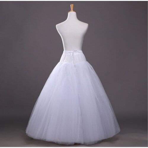 Wedding Decoration White Petticoat For Wedding Long Underskirt Petticoat Woman Rockabilly Dress Wedding Accessories Princessally