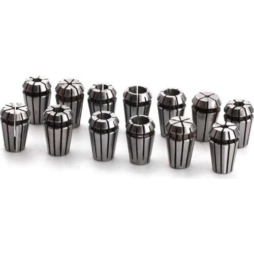 13Pcs ER11 Collet chuck cnc Spindle ER11 Collet lathe tool holder Pinza ER11 Collet set from 1-7MM for CNC milling lather tool
