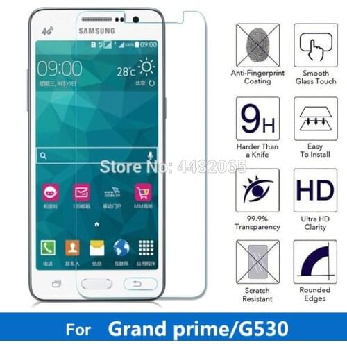 2pcs 0.3mm Tempered Glass for Samsung Galaxy Grand Prime Screen Protector G530 G5308 G530W Protective Screen Film case Guard