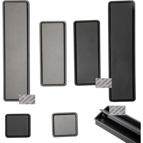 2Pcs Zinc Square Recessed Flush Spring Hinged Cover Finger Pull Furniture Cabinet Cupboard Closet Drawer Pull Dust Proof Cover