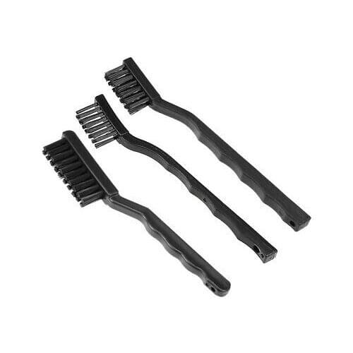 3 in 1 Handle Conductive Ground ESD Anti Static Brush Black