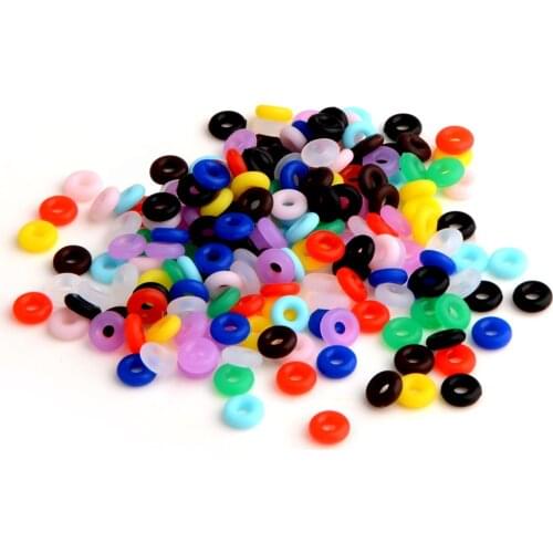 50pcs White Rubber Clip Charms Safety Stopper Bead Fits European Style Charm Bracelets & Necklaces