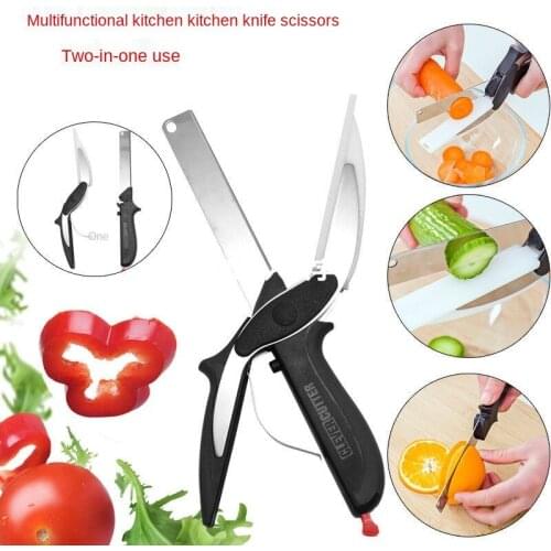 Household Good Hand Two-in-One Multifunctional Kitchen Scissors Meat Cutting and Vegetable Cutting Removable Scissors