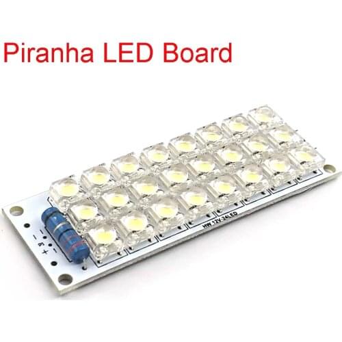 DC 12V 24-LED Super Bright White Piranha LED Board Night LED Lights Lamp