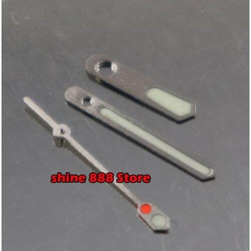 Watch Parts for NH35 NH36 Steel Watch Hand Set C3 Green Super Luminous Automatic