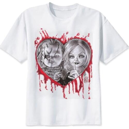 Chucky T Shirt Women Men High Quality Cool Streetwear Men T-shirt Casual Horror Tshirt Harajuku Shirt Short Sleeve Tops