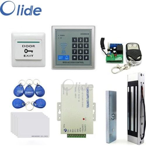 Single Framed Door Access Control Kit For Home And Factory With Access Keypad, Magnetic Lock, Remote control, Door Bell etc