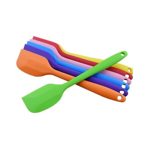 Kitchen Silicone Cream Butter Cake Spatula Mixing Batter Scraper Brush Butter Mixer Cake Brushes Baking Tool Kitchenware
