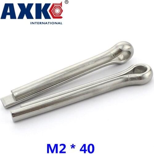 2021 Top Fashion Sale Packing Pins Suporte Prateleira Dowel Pins Axk 40pcs Gb91 Stainless Steel Cotter Pin M2 * 40