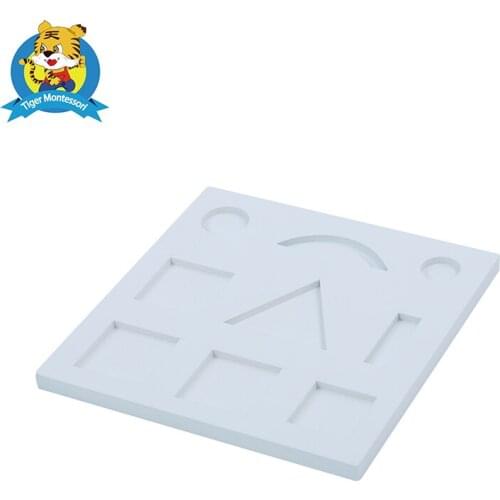 Wholesale professional montessori material Stand for Solid Grammar Symbols L061