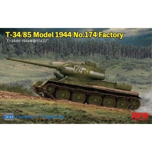 RYEFIELD MODEL RFM RM-5040 1/35 Medium Tank T-34/85 Model 1945 No.174 Factory