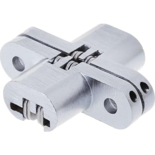 Hidden Cross Hinge Concealed Mortice 180°Opening Folding Door Furniture Hardware R9UC