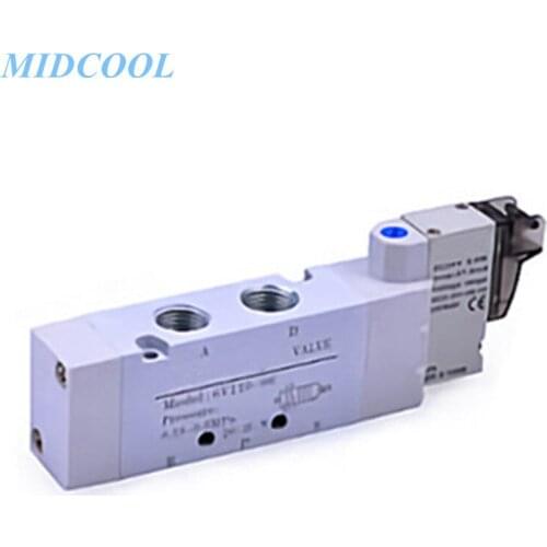 Solenoid Valve 6V Series 6V0510 6V110 6V210 220V 110V 24V 12V (5/2,5/3 way) Thread Type Terminal