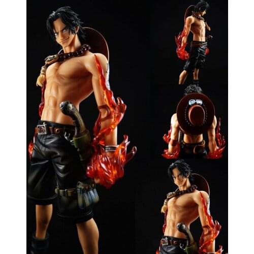 26cm One Piece Battle Ver. Portgas D Ace fire punch PVC Action Figure Model Toys Dolls Anime Figure Collection decoration