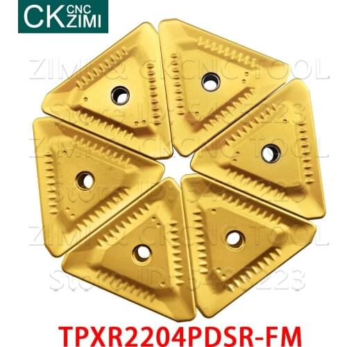TPXR2204PDSR-FM BP1030 Fast feed milling inserts TPXR 2204 PDSR FM Indexable tools for CNC metal milling machine tools for steel