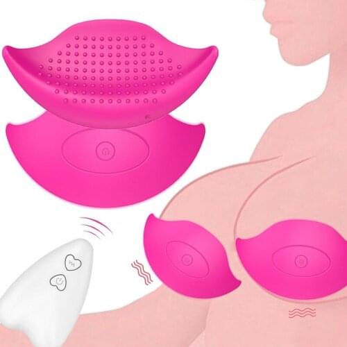 Nipple Vibrators Remote Control Nipple Stimulation Breasts Enlarge Pump Chest Breasts Massager Female Masturbator Toys for Women