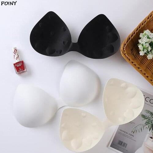 Sponge Bra Pads Push Up Breast Enhancer Removeable Bra Padding Inserts Cups For Swimsuit Bikini Padding Intimates