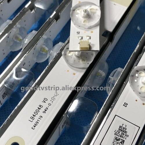 3PCS 40INCH 760MM LED STRIP For JHD400N2F31 JHD400N2F31-TXL1QL LC-40LB601U