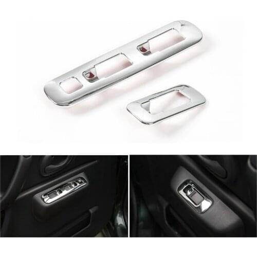 ABS Car Interior Window Lift Switch Button Decoration Cover Trim Frame Panel for Suzuki Jimny 2007-2017 Car Styling