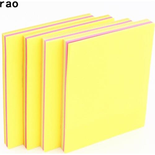 4 colors set 80 sheets Memo Pad Self Adhesive Sticky Notes Bookmark Point It Marker Memo Sticker Paper School office Supplies